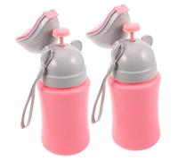 ULDIGI 2 pezzi Vasino Portatile per Bambina con Bocca Morbida e Materiale Sicuro Orinatoio Leggero e Pratico per Viaggi Campeggio e Emergenze Comfort e Igiene