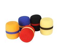 ULDIGI 2 Set Di Tappi in Spugna Per Isolamento Microfono Protezione Anti-esplosione Microfono Parabrezza Protettivo Per Microfono Accessori Robusti Per Microfono Palmare 5 Pezzi*2