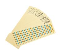 ULDIGI 20 Pezzi Adesivi Segnatasti Chitarra per Principianti Sticker Note Musicali Colorati per Tastiera Acustica ed Elettrica Facili da Applicare e Rimuovere Guida Didattica per Scale e