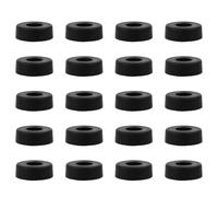 ULDIGI 20 Pezzi Piedini in Gomma Antiscivolo per Diffusori Audio, Cuscinetti Antiurto 30x10mm per Mobili, Stabilità Migliorata e Protezione Pavimenti