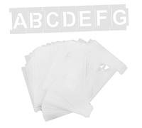 ULDIGI 26 pezzi Stencil per Pet Riutilizzabili Set Modelli per e Pittura Alfabeti Fai DA Te per Arte su Tessuti e Decorazioni Murali