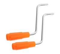 ULDIGI 2pezzi Manico di Ricambio per Macchina della Pasta Accessorio per Pasta Maker Maniglia Facile da Installare per Preparazione Spaghetti e Tagliatelle Compatibile con Vari Modelli