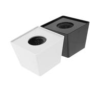 ULDIGI 2pezzi Postazione Logo Del Microfono in Plastica e Design Trapezoidale Elegante Adatta Per Interviste e Registrazioni Comoda e Pratica Per Migliorare La Riconoscibilità Del