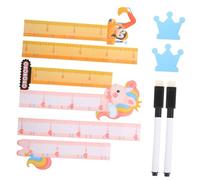 ULDIGI 2pezzi Ruler Per Misurazione Di Righelli Creativi Con Motivi Di Animali Per Decorare e Monitorare La Crescita Dei Piccoli Stile e Divertente