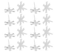 ULDIGI 300 Pezzi Mini Fiocchi di Metallici Decorative Brads per Scrapbooking e Progetti Scolastici Fermagli Resistenti per Carta e Decorazioni Natalizie