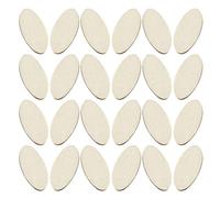 ULDIGI 300 Pezzi Oval Wood Slices Unfinished Blank Wooden Discs For DIY Crafts Painting And Seasonal Decorations Smooth Child-friendly Surface For Art Projects
