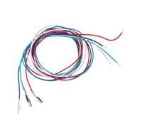 ULDIGI 4 pezzi Cavi Testina Giradischi Colorati Rosso Bianco Blu Verde Cavi Phono Stabili per Sostituzione Filo Piombo Compatibili con Giradischi e Fonografi per Uso Domestico e