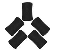 ULDIGI 5 Pezzi Copertine in Spugna per Attrezzi da Palestra, Cuscinetti in Spugna per Rulli Gambe 22mm X 135mm X 75mm, Ricambio per Macchine Leg Curl e Panche Sollevamento Pesi,