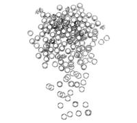 ULDIGI 50 Pezzi Occhielli in Metallo 6mm per Scarpe e Tessuti, Rivetti Resistenti per Fori di Lacci, Kit Sostituzione Passalacci in Ferro Argento, Accessori Fai-da-Te per Borse e Abbigliamento