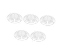 ULDIGI 5pezzi Copripedali per Chitarra Forma di Fungo di Protezione per Pedale per Effetti Cappucci Trasparenti per Manopole Copertura per Pulsanti del Pedale