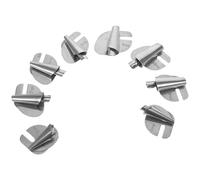 ULDIGI 8 Pezzi Piedino Orlatore Spirale in Acciaio Resistente Macchine da Cucire Accessori per Orli Precisi e Riparazioni Sartoriali