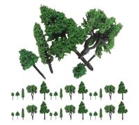 ULDIGI 85 Pezzi Alberi Modello Misti in Plastica Resistente per Diorami Ferroviari Paesaggi in Miniatura Fai da Te per Fatati e Tavoli di Sabbia