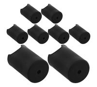 ULDIGI 8pezzi Coprimaniglia in Silicone Nero per Porte Protezione Anticollisione per Pomelli di Sicurezza per Ragazzo Ragazza Ragazza Copertura per Maniglia del Cassetto che Isola