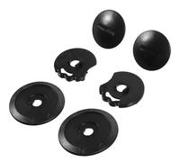 ULDIGI Base Meccanismo Visiera Casco Moto in PC Nero Installazione Facile e Comoda Kit 6 Pezzi Accessori per Casco da Moto per Riparazione