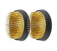 ULDIGI Base per Aghi da Composizione Floreale in Rame con Copertura in Gomma, Set 2 Pezzi (Diametro 3,4 Cm e 4 Cm) per Attrezzo da Giardinaggio, Supporto per Fiori e Rami,