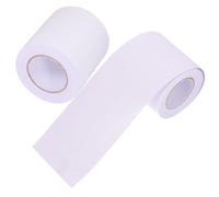ULDIGI Battiscopa Autoadesivo in Pvc Bianco, Resistente e Pratico, 2 Pezzi per Decorazioni Pareti Interne ed Esterne, per Soggiorno e Corridoio