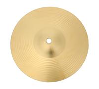 ULDIGI Cembalo Jazz in Ottone da 8 Pollici per Set di Batteria, Accessorio Resistente Agli Urti per Batteristi, Migliora Abilità e Performance Drum Kit