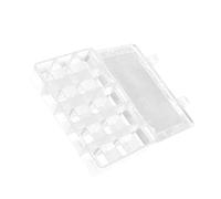 ULDIGI Contenitore in Plastica Semplice E Pratico Scatola Di Immagazzinaggio Dimensioni Compatte Per Articoli Vari E Gioielli Delicati