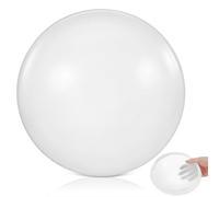 ULDIGI Copertura Paralume per Ventilatore da Soffitto (deckenventilator) in Acrilico Bianco a Forma di Fungo, Facile Installazione e Luce Confortevole per Camere da Letto e Sale da