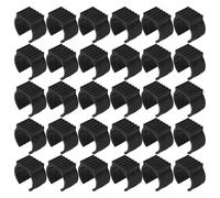 ULDIGI Cuscinetti a morsetto 50 pezzi per basi di amache 1,5" in plastica con installazione facile per stand da campeggio e supporti tubolari