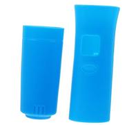 ULDIGI Custodia Protettiva in Silicone Antiscivolo Blu per Microfono Bbs U-666b, Copertura Manico Resistente per Palchi e Bar, Protezione Completa Microfono