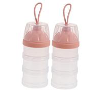 ULDIGI Dispenser in Polvere 2pcs Dispenser in Polvere Baby Formula Container Travel Food Supplement Box