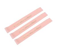 ULDIGI Fascia per Spalla da 60° Compleanno in Oro Rosa per Donna, Tracolla di Galateo Cuciture Rinforzate, Set da 3 Pezzi per Decorazioni e Bomboniere per Feste Adulte