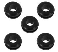 ULDIGI Homebrew Airlock Grommet in Gomma Nera, 5 Pezzi, Resists Breakage e Resists Deformation, per Coperchi di Fermentatori e Produzione Casalinga di Birra