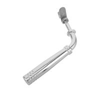 ULDIGI Maniglie Del Bruciatore Della Stufa a Legna Maniglia Della Stufa a Legna Manici Per Attrezzi Da Maniglie Per Inserti Per Camini Utensili Per Per Silver