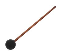 ULDIGI Mazza Per Gong a Frizione in Silicone Nero Piccolo, Martello Risonante Per Strumenti a Percussione Con Suono Simile Alle Balene, Bacchetta Portatile Per Meditazione e Yoga