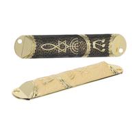 ULDIGI Mezuzah in Lega di Zinco con Pergamena Kosher per Porta Simbolo Ebraico per Casa per Hanukkah E Celebrazioni Ebraiche