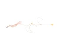 ULDIGI Microfono a Cuffia Cavo, Design Leggero in Plastica, Colore Beige, per Insegnamento e Arti Performative, Pickup Vocale Chiaro