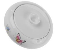 ULDIGI Piatto Per Inchiostro Ceramico Per Calligrafia Stazione Di Scrittura Decorativa Per Studio Facile Da Pulire e Compatto Design Creativo Con Superficie Liscia Per Pratiche Di