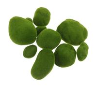 ULDIGI Pietre di Muschio Artificiale Materiale in Schiuma Verde 20 Pezzi Realistico Decorazioni per Acquari e Terrari Design Unico e Salvaspazio per Paesaggi Micro per Angoli di Casa