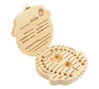 ULDIGI Scatola Porta Denti Per Contenitore Per Conservare Denti Da Latte e Ricordi Speciale Per Genitori Custodia Memorabile Per Ogni Dente