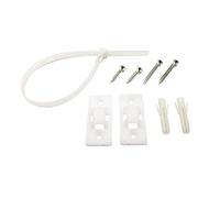 ULDIGI Set Da 10 Ancoraggi Per Mobili Bianchi Kit Antiribaltamento Per Mobili Cinghia Plastica Ancoraggio A Parete Per Armadietti Sicurezza Per Ragazzo Ragazza