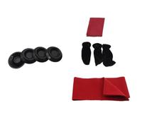 ULDIGI Set di Accessori per Pianoforte Verticale Panno in Velluto Resistente senza Graffi, Telo Antipolvere e Kit la Pulizia e Manutenzione del Pianoforte Colore Casuale
