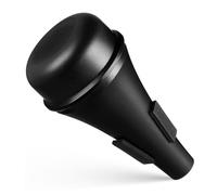 ULDIGI Silenziatore per Tromba in Plastica d Acciaio Nero Muto Compatto e Leggero per Pratica Apprendimento e Performance Musicali