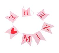 ULDIGI Striscione Decorativo Be Mine a Forma di Cuore in Carta Resistente per San Decorazioni Romantiche per Matrimonio e Fidanzamento Banner Appeso per Festa e Celebrazioni Speciali