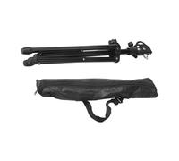 ULDIGI Supporto Treppiede Metallico per Silenzioso con Pad Doppia Faccia in Gomma Portatile con Custodia Resistente e Stabile per Esercizi di Batteria e Allenamento Musicale