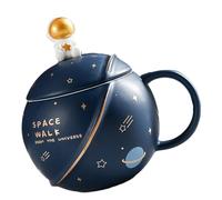 ULDIGI Tazza da Astronauta Set Originale Creativa e Multifunzionale in Ceramica Blu a Forma di Globo per Bere Caffè e Latte Stili multipli per Hotel e Ristoranti Stili multipli