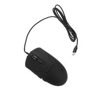 ULDIGI USB C Mouse da Gioco con Filo, 6 Pulsanti, Ergonomico, Luce LED Blu, 800/1200/1600/2400 DPI, per Laptop