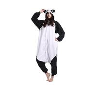 ULEEMARK Panda Pigiama Animale Donna Uomo Invernale Costume Carnevale Halloween Cosplay Adulto Monopezzo Winter Onesies Unisex S