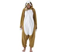 ULEEMARK Donna Ummo Pigiama Anime Cosplay Halloween Costume Attrezzatura Adulto Animale Onesie Unisex Bradipo per Altezze da 140 a 187 cm
