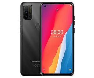 Ulefone Android 11 Smartphone Offerta, NOTE 11P 4G Cellulare, Helio P60 Octa-core 8GB+128GB, DUAL SIM+Dedicata SD Estensione 2TB, Fotocamera Quattro 48MP, Impronta Digitale,Schermo HD+ 6,55’’,Nero