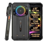 Ulefone ARMOR 21 Android 13 Smartphone Rugged, Infinite Halo, Altoparlante 122dB, 9600mAh Batteria, 64MP+24MP Fotocamera,16GB+256GB, 6,58" FHD+120Hz, Cellulare Impermeabile IP68, Slot Per 3 Schede