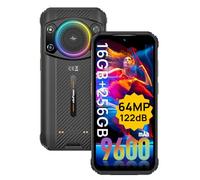 Ulefone Armor 21 Outdoor Smartphone 16+256GB/SD-2TB, 9600mAh Cellulare Octa-Core Helio G99, 122dB Altoparlante 6,58 FHD+ 120Hz, 64MP+24MP Camera Android 15 IP68 NFC/OTG/GPS 4G Dual SIM Nero
