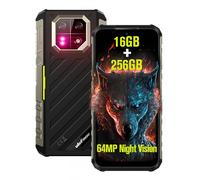 Ulefone Armor 22 Rugged Smartphone 2023, 16GB+256GB+512GB, Android 13 Telefono Indistruttibile, 64MP Visione Notturna, 6600mAh Batteria, 6.58” FHD+ Cellulare, Impronta Digitale/IP69K/NFC/OTG-Verde
