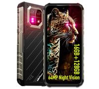 Ulefone Armor 22 Rugged Smartphone Android 13,64MP+64MP Visione Notturna 16GB+128GB Telefono Indistruttibile,6.58" FHD+ 6600mAh IR Blaster IP68/IP69K 4G Impermeabile Celllare Antiurto NFC/GPS(Nero)