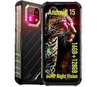 Ulefone Armor 22 Rugged Smartphone Android 15,64MP+64MP Visione Notturna 16GB+128GB Telefono Indistruttibile,6.58" FHD+ 6600mAh IR Blaster IP68/IP69K 4G Impermeabile Celllare Antiurto NFC/GPS(Nero)